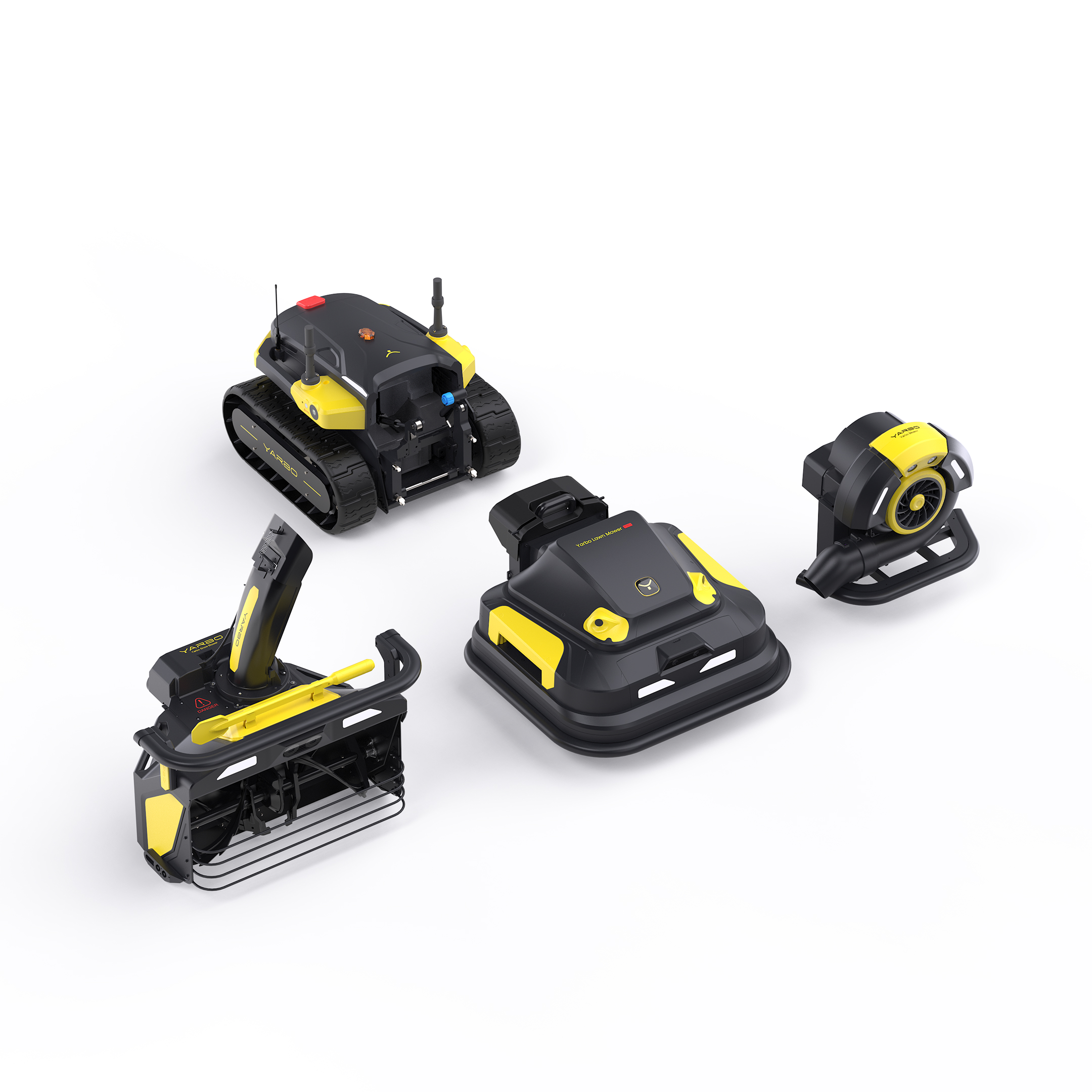 Yarbo 4-in-1 Yard Robot (with Lawn Mower Pro Module)