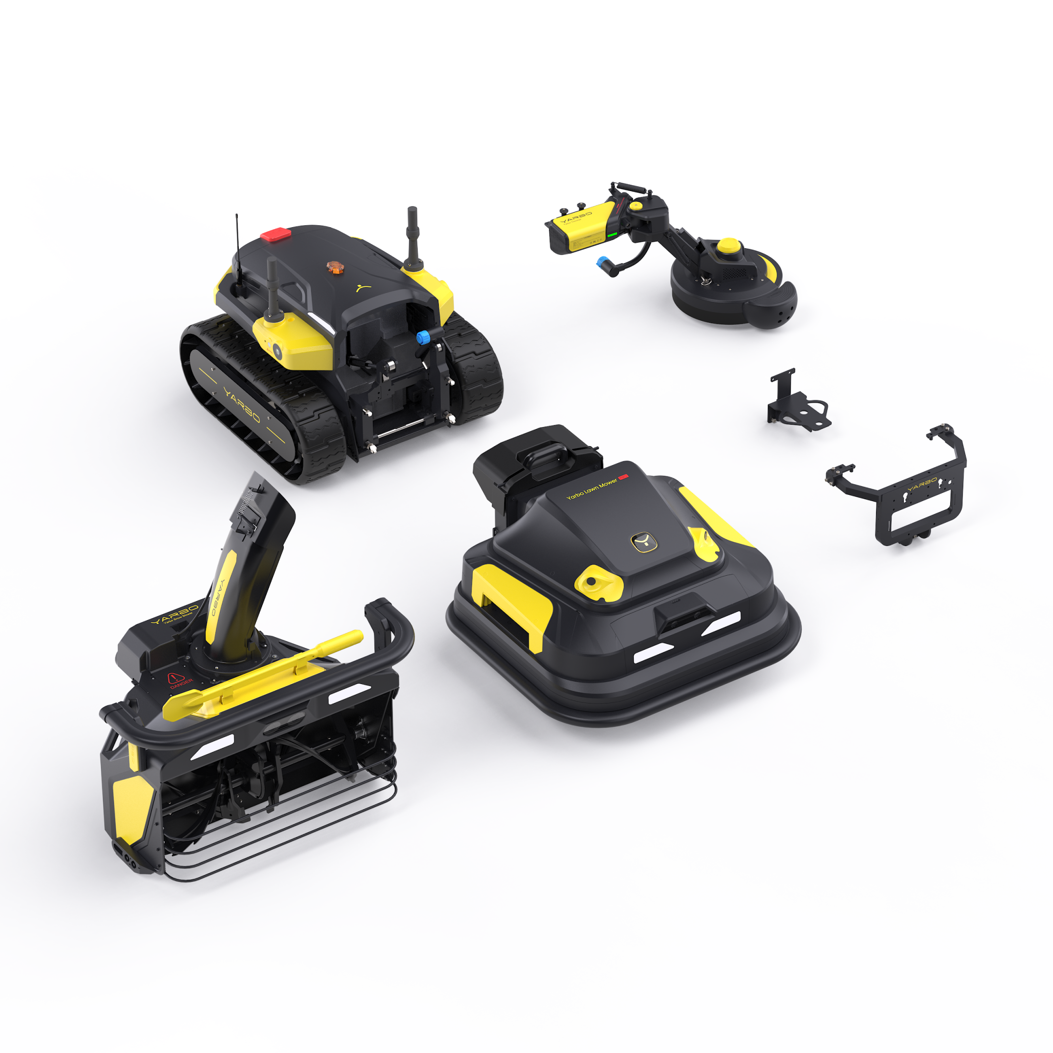 Yarbo Lawn Mower Pro + Snow Blower + Trimmer Package