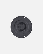 Black circular cutting disc with central hub and four bolt holes, top-down view, Y Series model