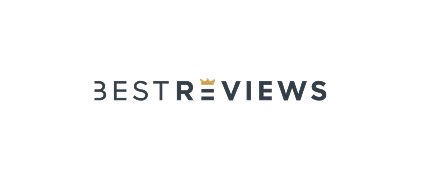Gray text "BESTREVIEWS" with a small gold crown over the 